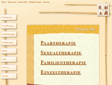 Tablet Screenshot of paartherapieberlin.de